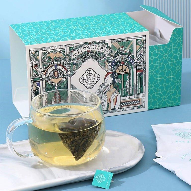 HOPAUS TEA & BEVERAGE One box(3.5*14 gram gift pack) Flower Jasmine Tea（3.5*14 gram gift pack）